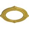 Ekena Millwork Benson Ceiling Medallion (Fits Canopies up to 8"), Hand-Painted Rich Gold, 13 1/8"OD x 8"ID x 5/8"P CM13BNRGS - alternate 3